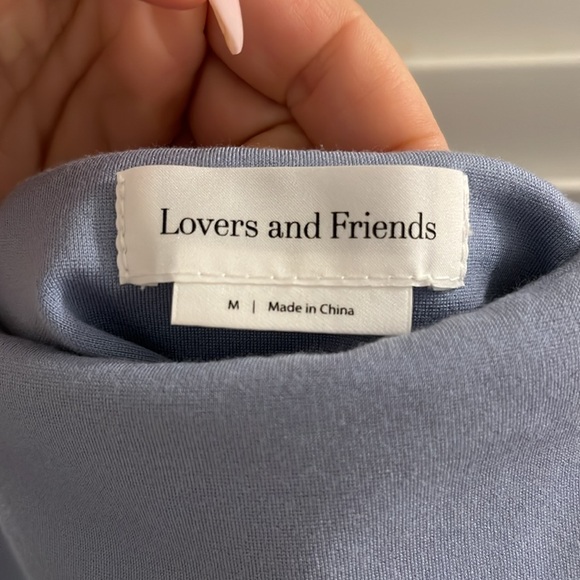 Lovers + Friends Women's Skylar Midi Dress Light Blue - Picture 5 of 6